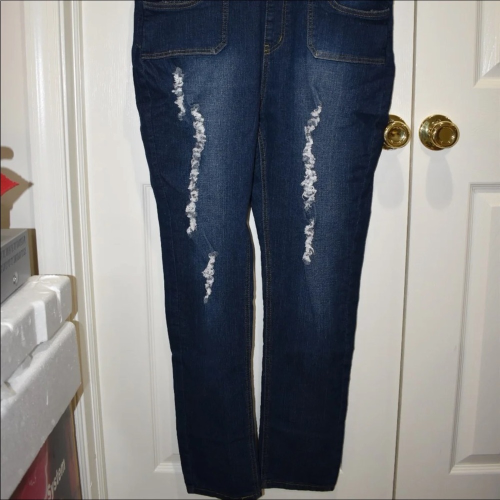 Ripped Womens Overalls